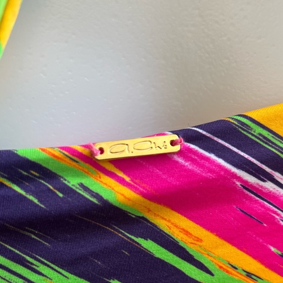 ❣️🆕A.Che Colorful Bandeau Top & Skirt Bottom Bikini❣️ - Picture 7 of 10